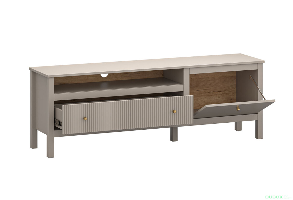 Obrázek 2 - TV stolek 1d1s/160 (B) taupe Kleo