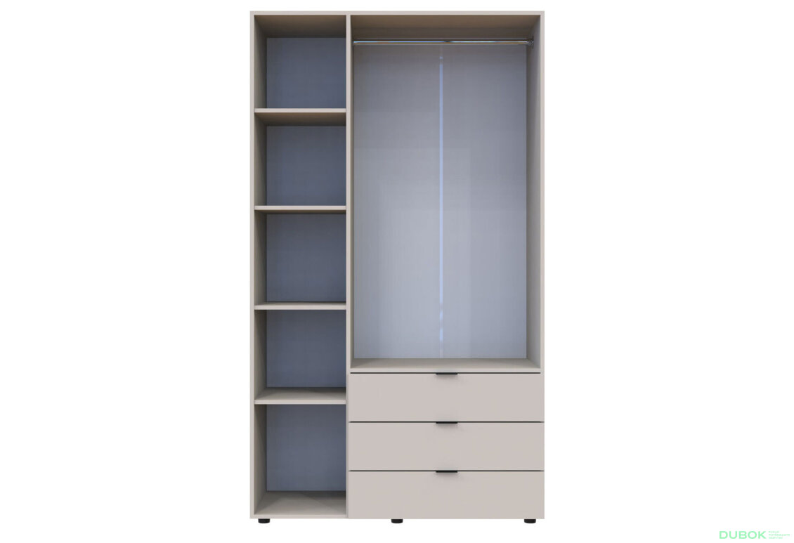 Obrázek 2 - Skříň třídveřová Gelar 116.2 cm Kašmír