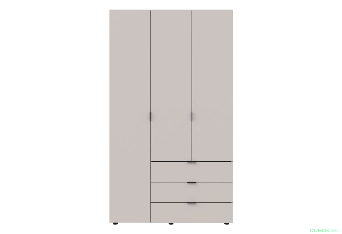Obrázek 4 - Skříň třídveřová Gelar 116.2 cm Kašmír