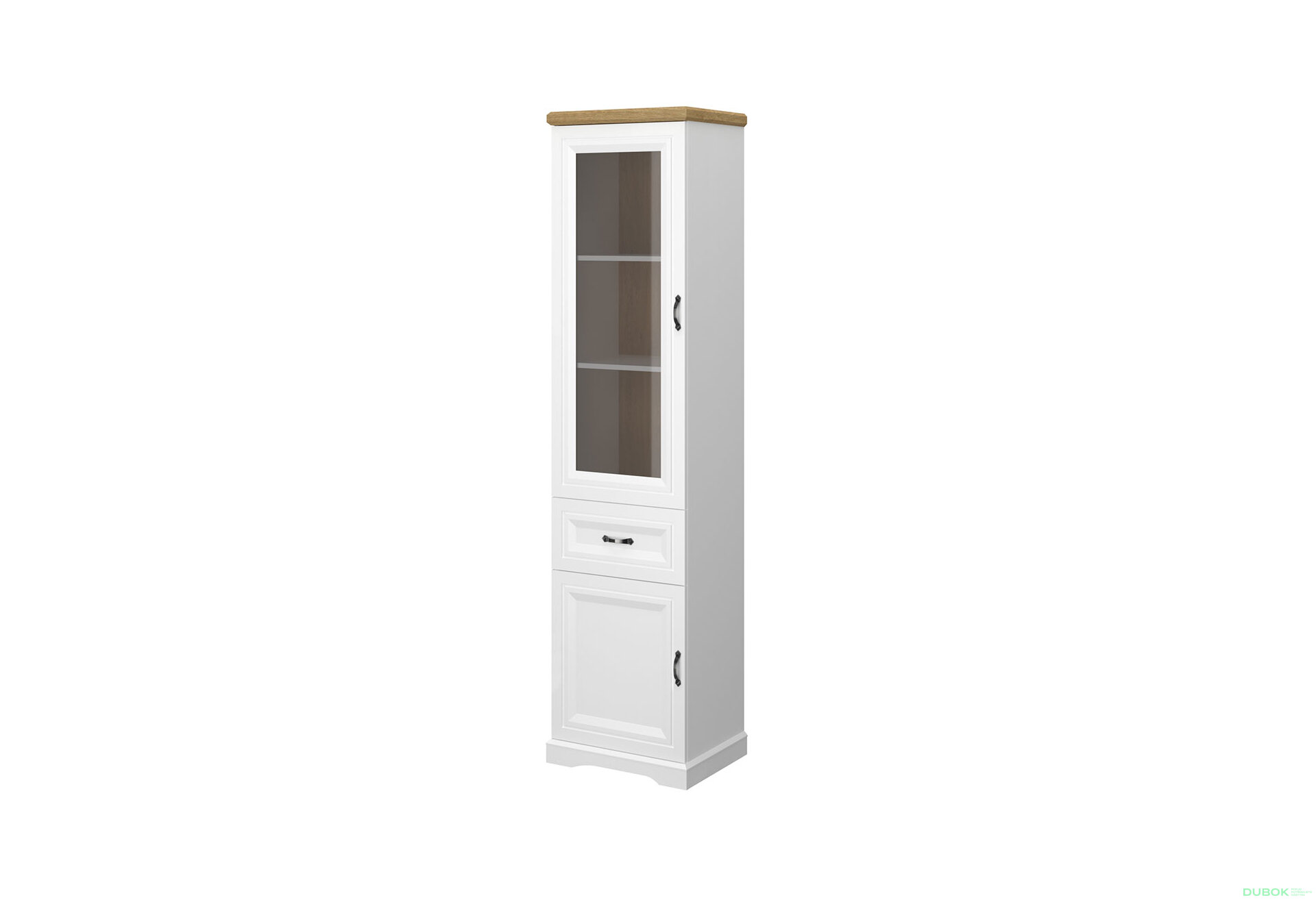 Obrázek 6857 - Obývací sestava 3.05 m bílá / dub harbor Riva