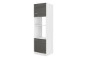 Obrázek 4794 - Kuchyňská sestava 2.2x3.7 m Lara bílý / šedý lesk
