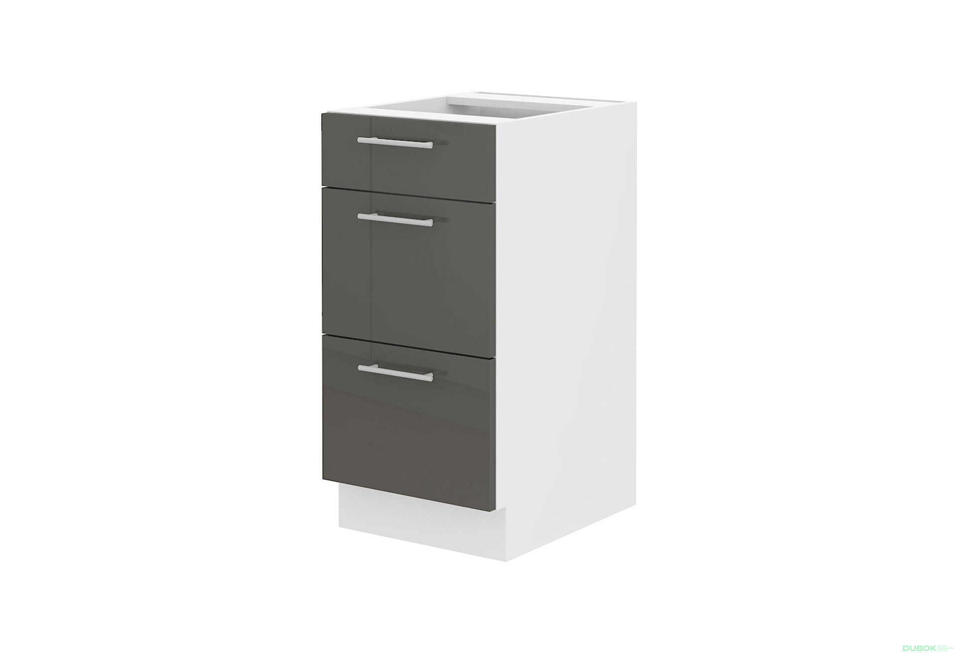 Obrázek 1 - 40 D 3S BB quadro Lara bílý / šedý lesk