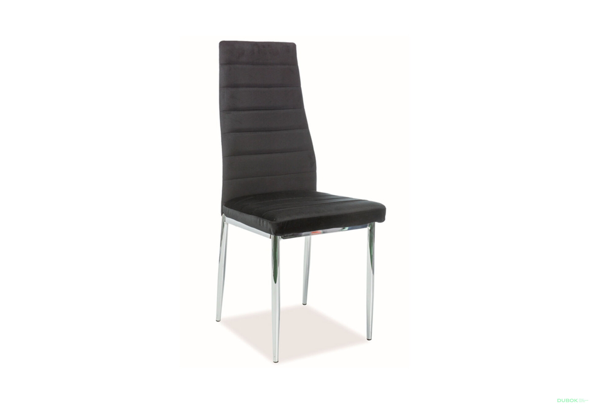Obrázek 2 - Židle H-261 Chrom, Velvet černý Bluvel 19