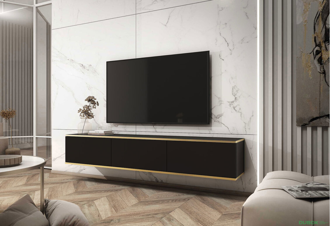 Obrázek 2 - TV stolek RTV 175 černý Oro