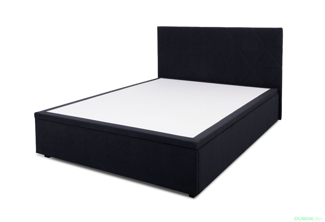 Obrázek 3 - Postel 160x200 s roštem, úložným prostorem Mono 248 černá Bellano