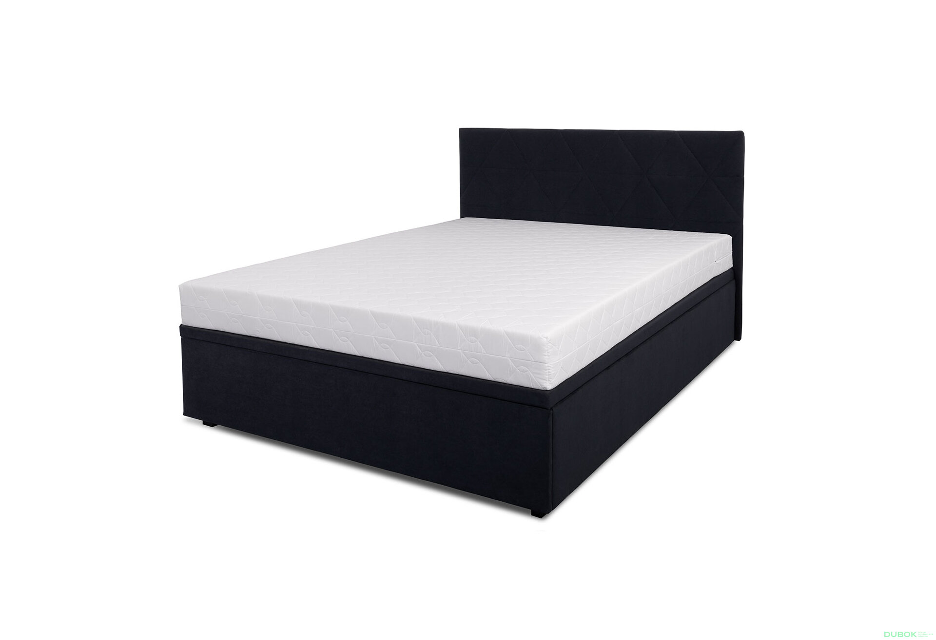 Obrázek 4 - Postel 160x200 s roštem, úložným prostorem Mono 248 černá Bellano