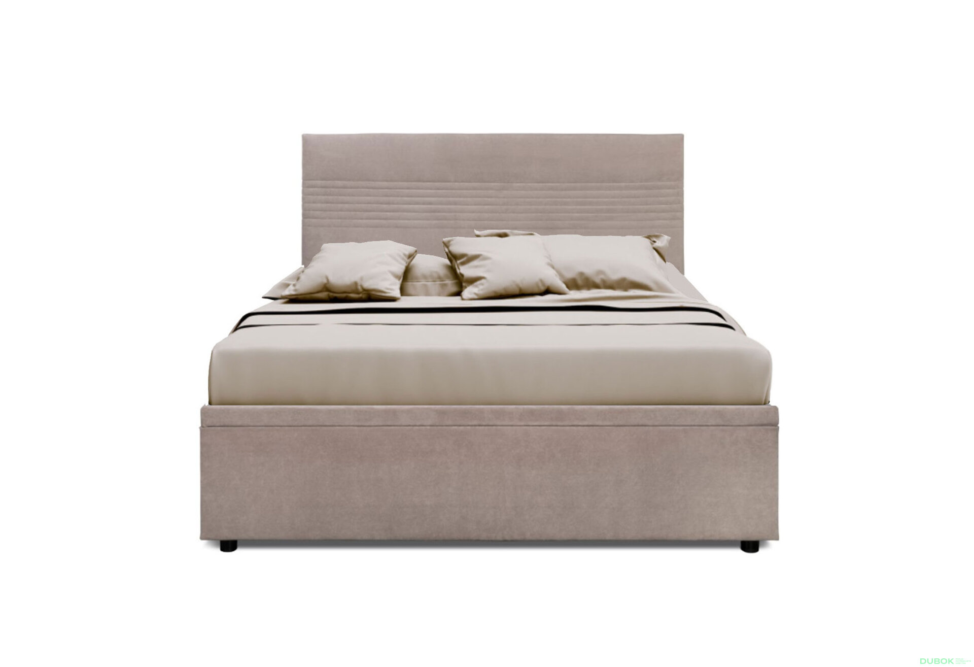 Obrázek 3 - Postel Fro Line 140x200 s roštem, úložným prostorem Mono 233, béž