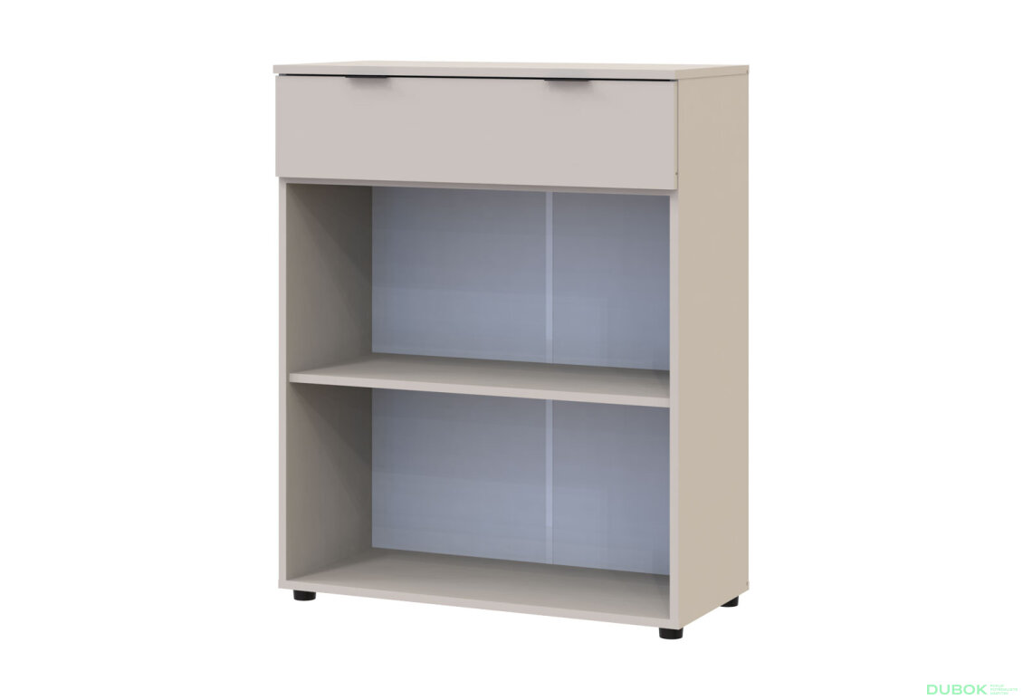 Obrázek 7 - Komoda s dvířky a zásuvkou Ron 2 80 cm Kašmír