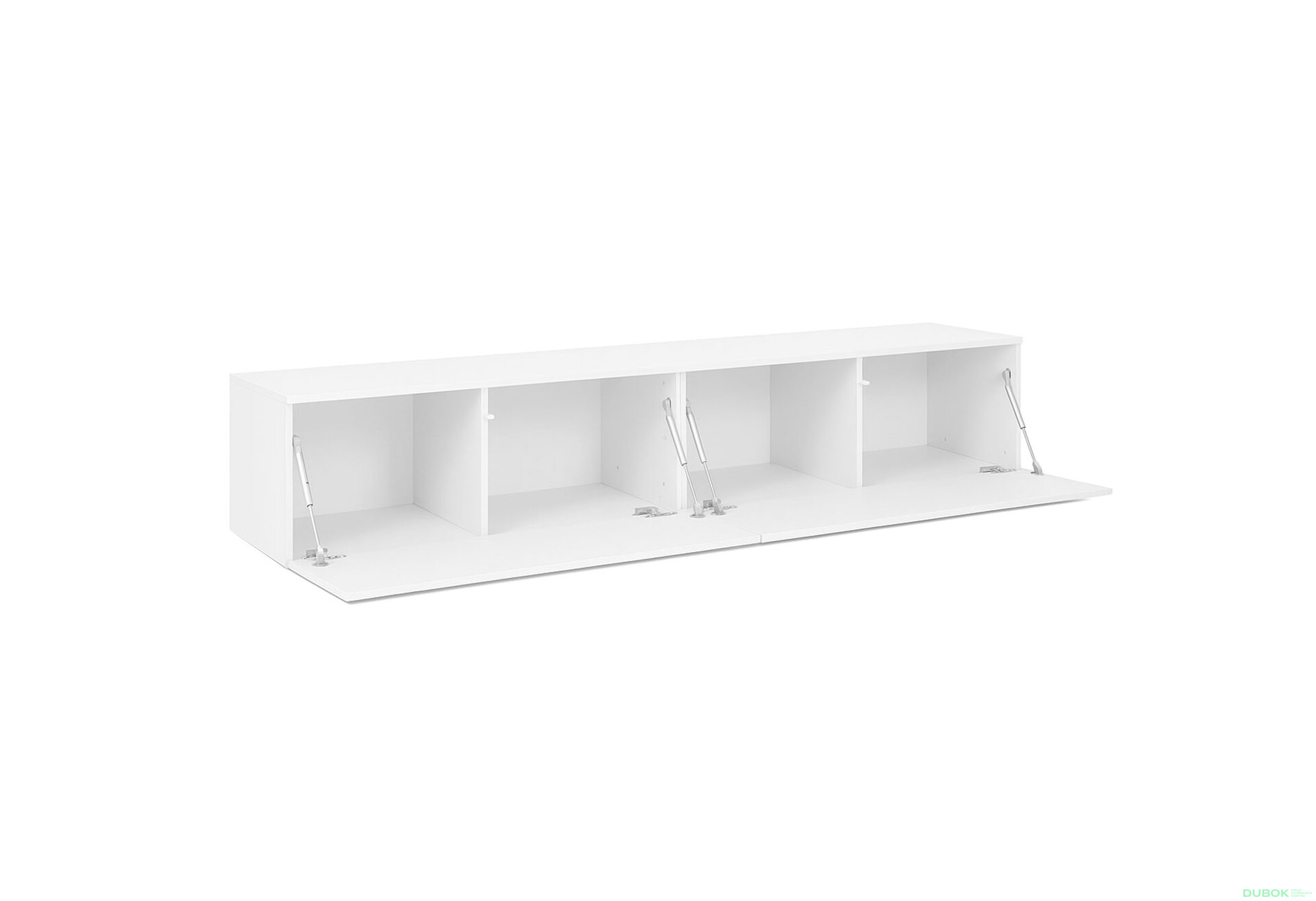 Obrázek 4 - TV stolek 2,1 lesklá bílá Legs Box