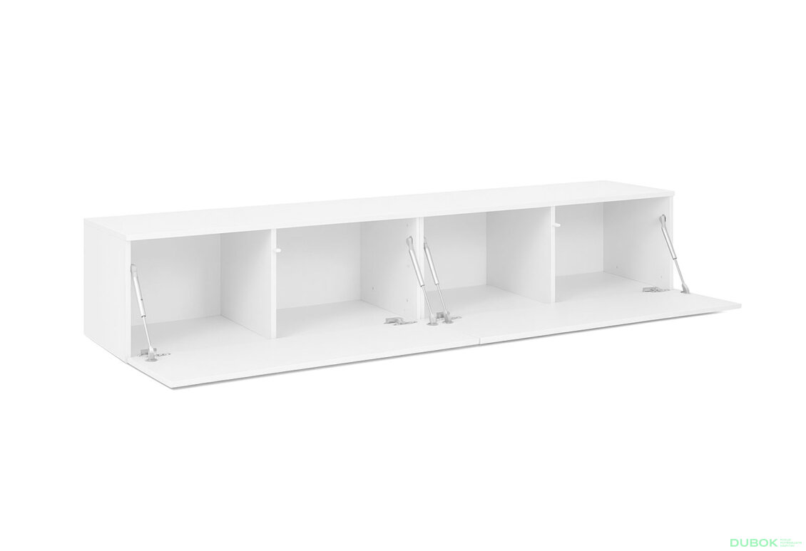 Obrázek 4 - TV stolek 2,1 lesklá bílá Legs Box