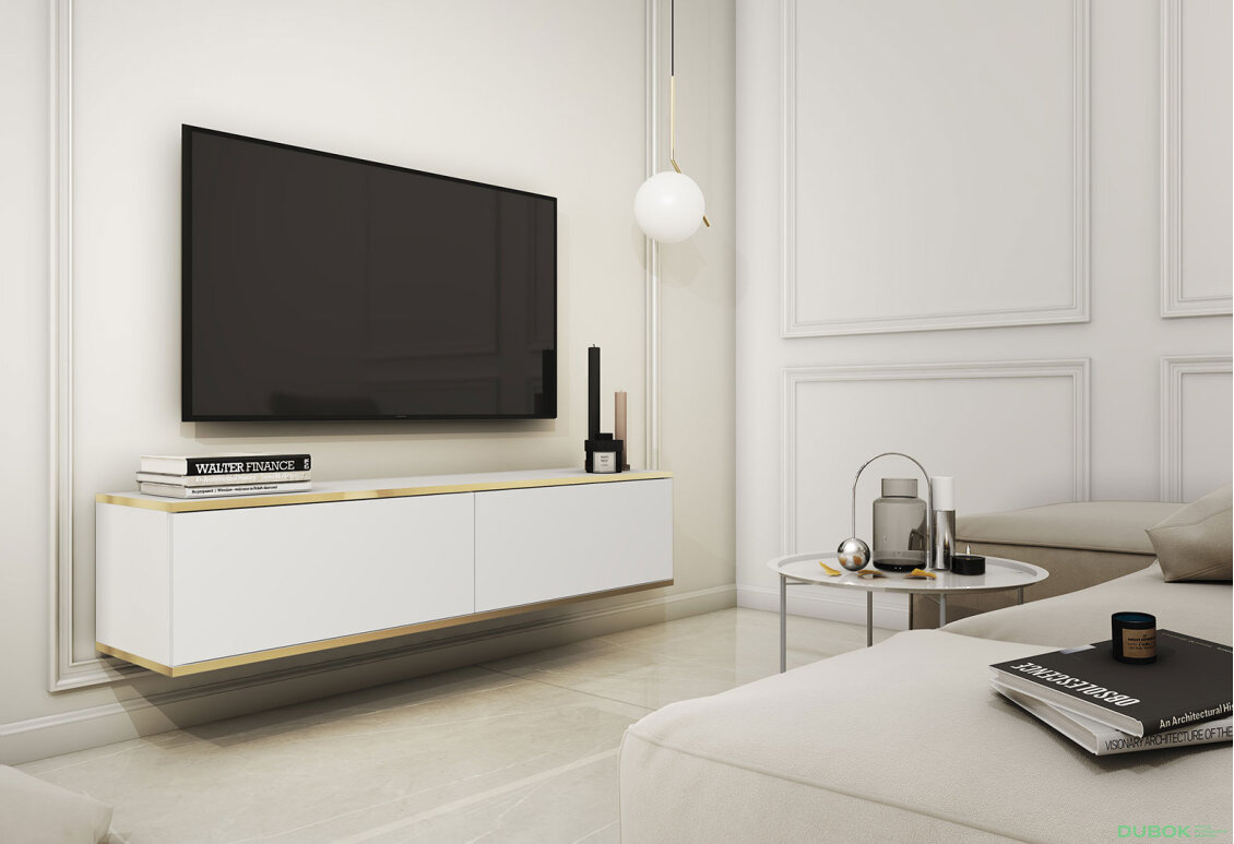 Obrázek 2 - TV stolek RTV 135 bílý Oro