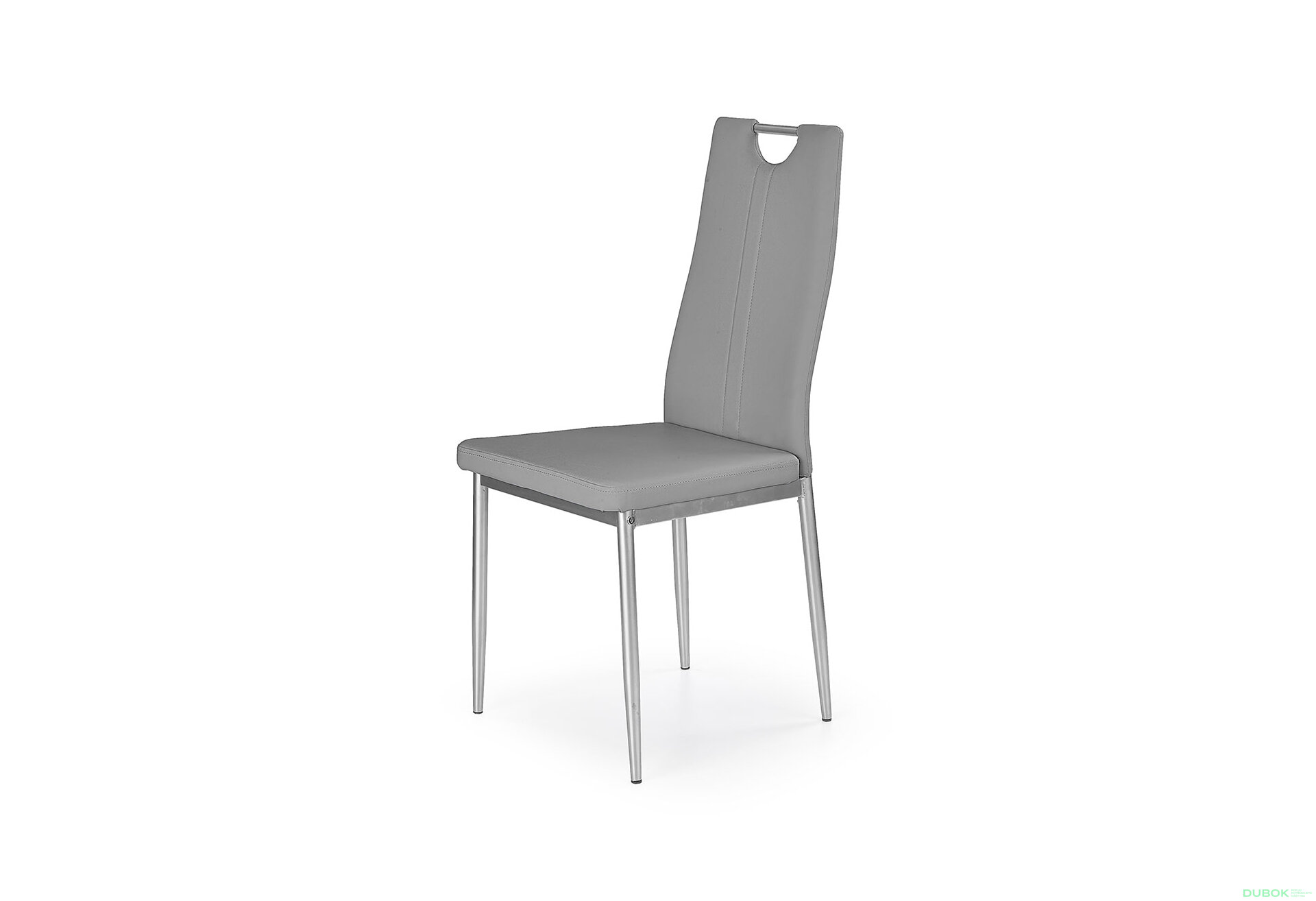 Obrázek 1 - Židle K202 chrom / ekokůže popel