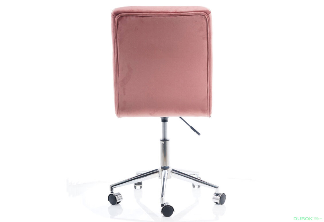 Obrázek 9 - Otočné křeslo Q-020 Velvet, starorůžový Bluvel 52