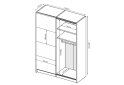 Obrázek 9 - Skříň s posuvnými dveřmi 1.5х2.4m (Dveře kašmírový lesk) Lori