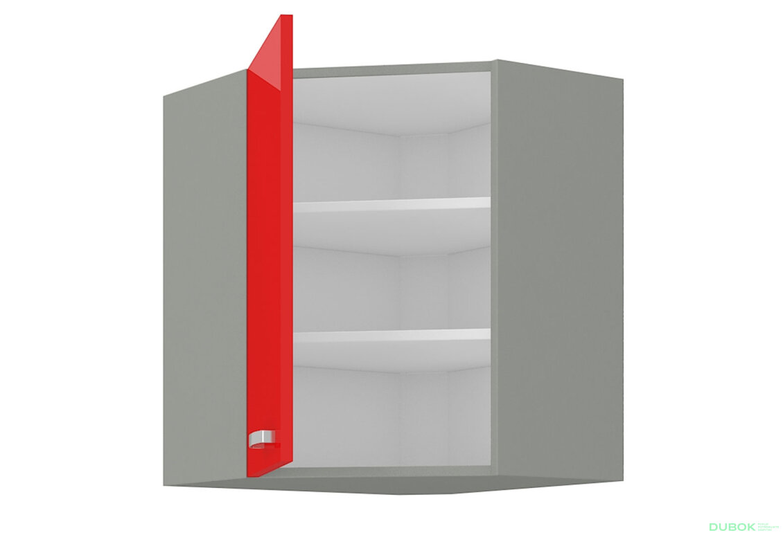 Obrázek 2 - 58x58 GN-72 1F Rose šedý platinový / červený lesk