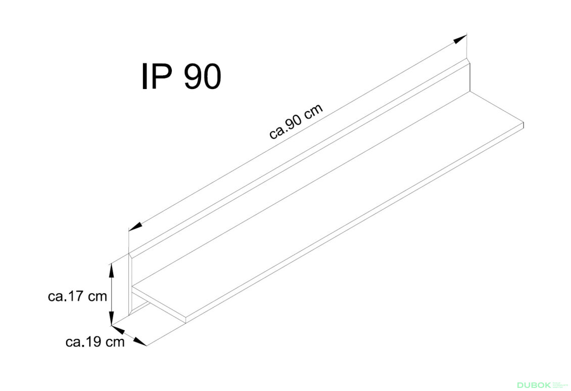 Obrázek 2 - Police IP90 šedá / jackson hickory Inox