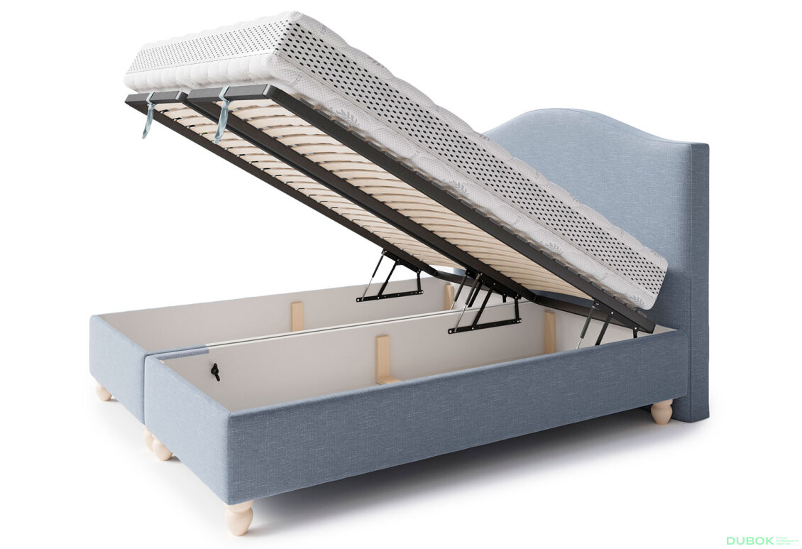 Obrázek 2 - Postel Clara 180x200 Castel 74 Davis D10 Buk s roštem, úložným prostorem