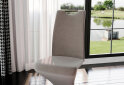 Obrázek 3 - Židle H-090 Velvet tmavě béžový Bluvel 40, matná černá kov