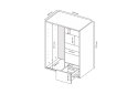 Obrázek 5 - Komoda 1dv 5šx (Bílá) Case