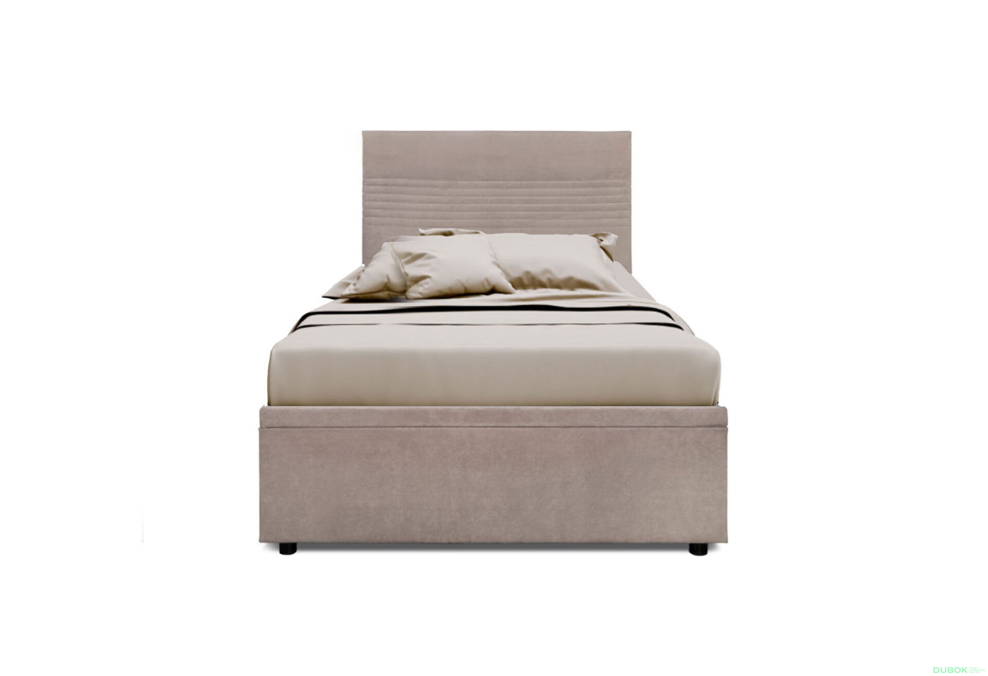 Obrázek 3 - Postel Fro Line 120x200 s roštem, úložným prostorem Mono 233, béž