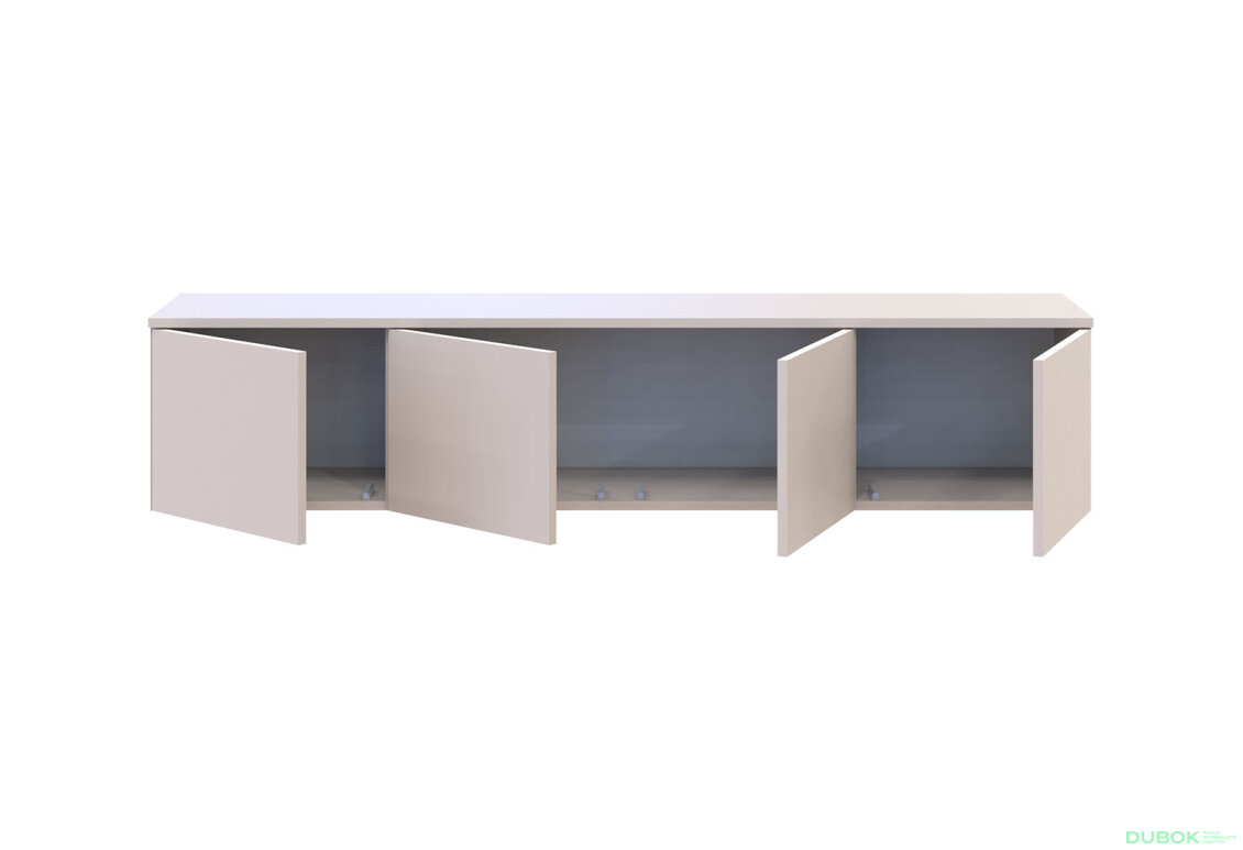Obrázek 6 - TV stolek Levía kašmír 4dv 160x35x33