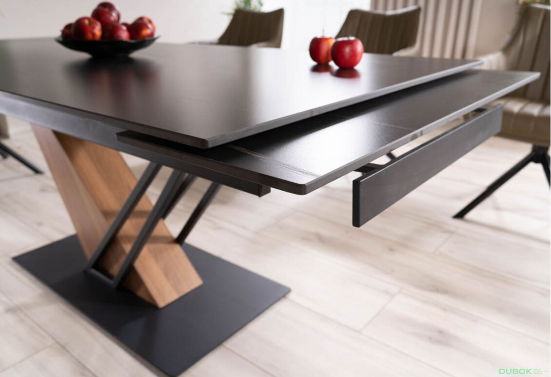 Obrázek 5 - Stůl Genesis 180(240)x90 + 5 židle Azalia olivová, šedá Buffalo