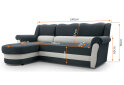 Obrázek 3 - Sedací souprava Bruno A Soft 11 + Soft 17 / typ L