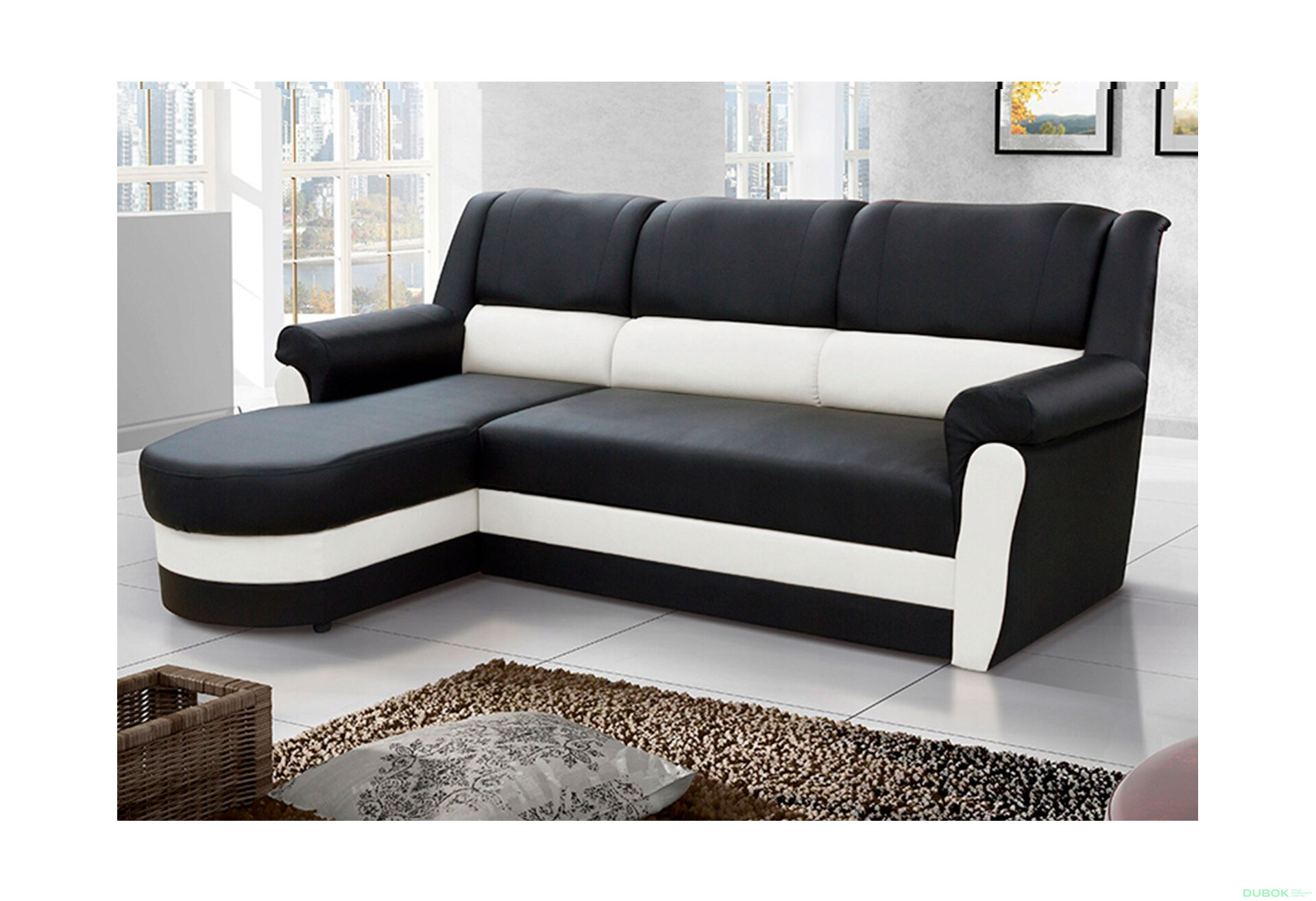 Obrázek 2 - Sedací souprava Bruno A Soft 11 + Soft 17 / typ L