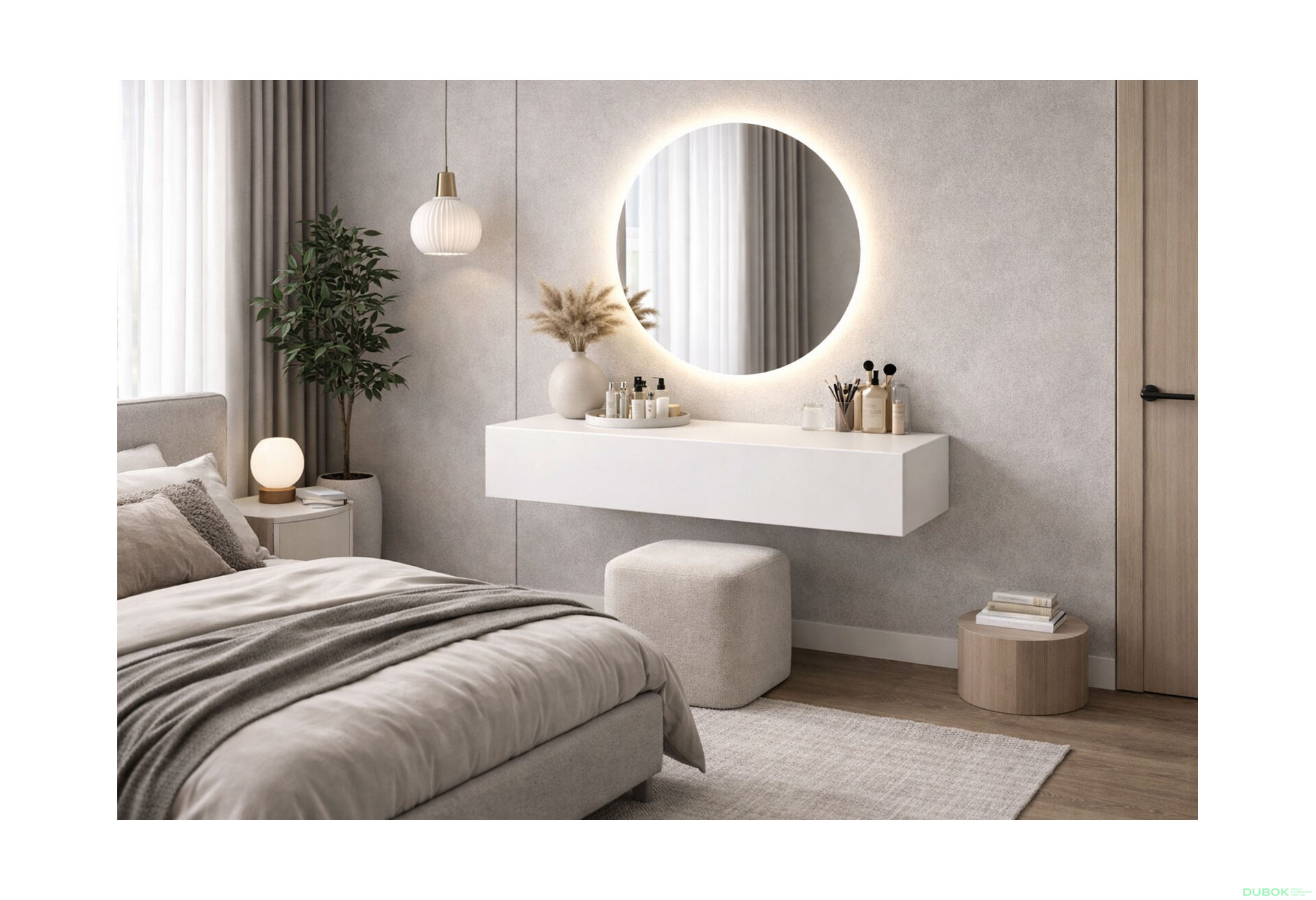 Obrázek 2 - Toaletní stolek 80 cm nymphaea alba Space