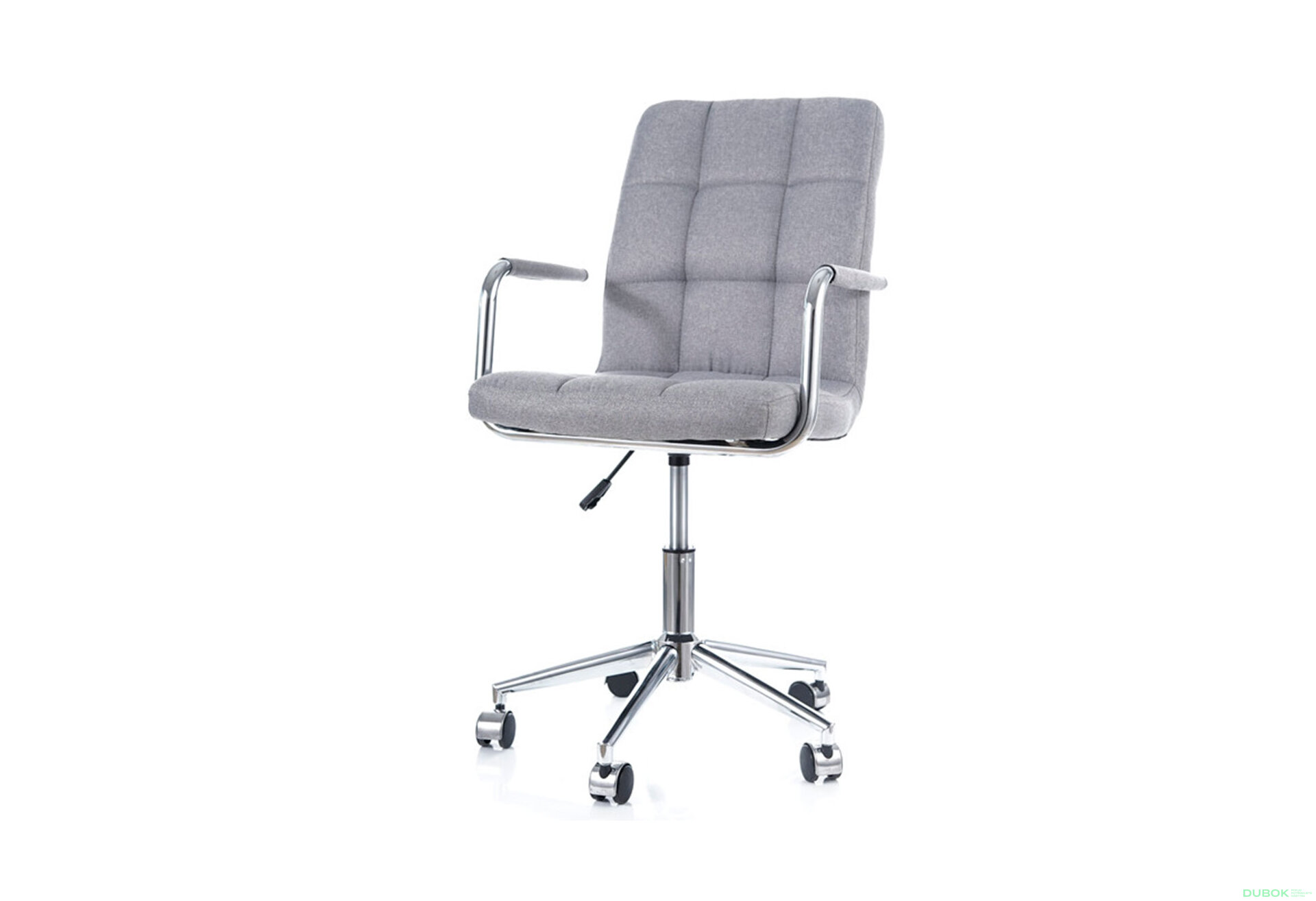 Obrázek 1 - Otočné křeslo Q-022 tkanina, šedá