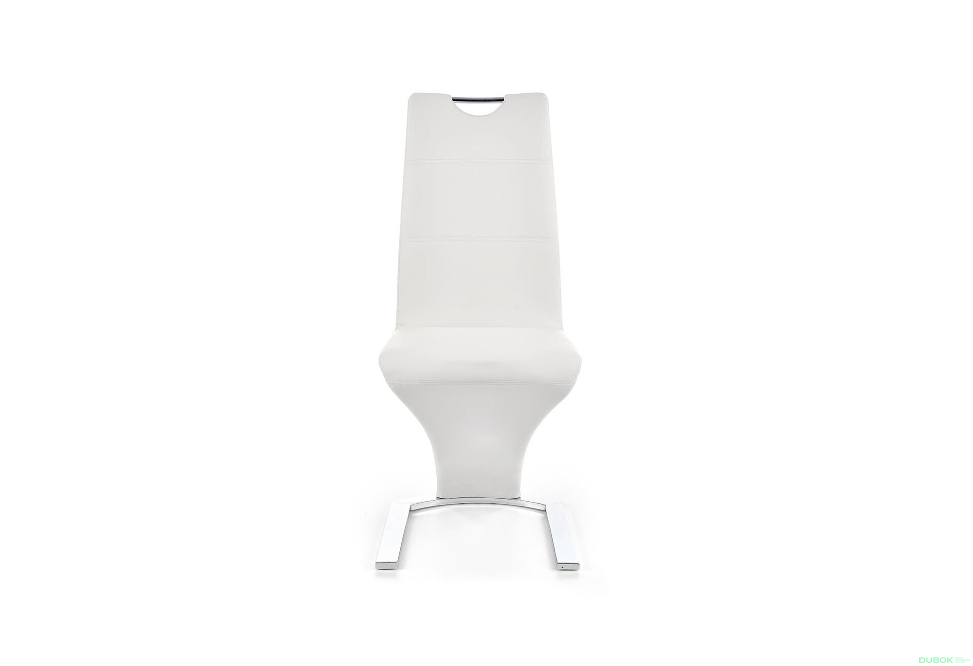 Obrázek 2 - Židle K188 chrom, bílá ekokůže