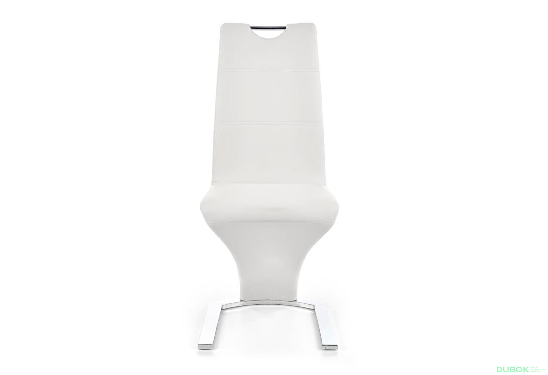 Obrázek 2 - Židle K188 chrom, bílá ekokůže