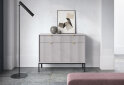 Obrázek 4 - Komoda KSZ104 šedá Nova Černé nohy / zlatý úchytky