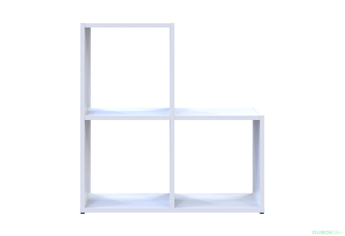 Obrázek 2 - Regál otevřený Step 2х2 69х28.8х71.4 bílý