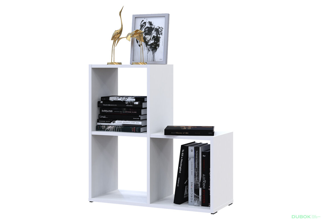 Obrázek 4 - Regál otevřený Step 2х2 69х28.8х71.4 bílý