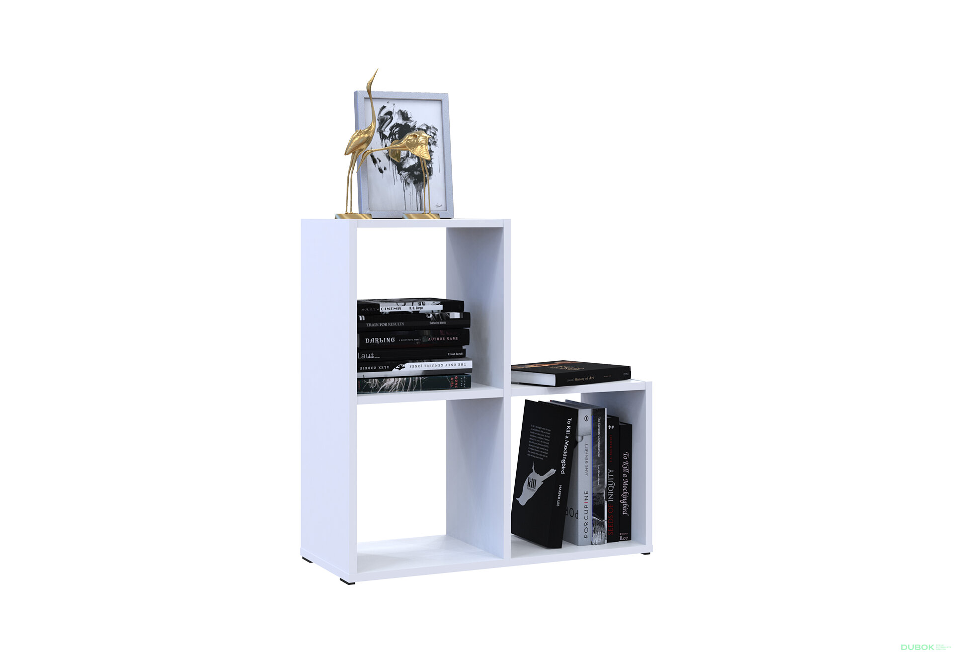 Obrázek 6 - Regál otevřený Step 2х2 69х28.8х71.4 bílý