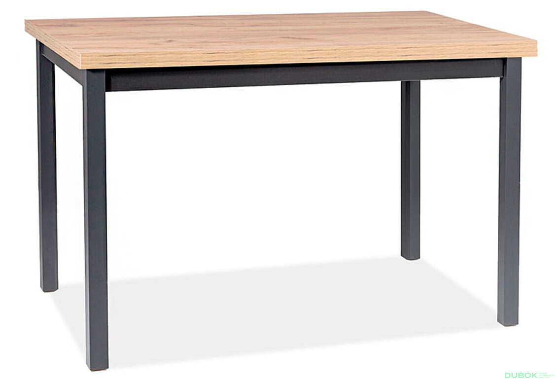 Obrázek 2 - Stůl Adam 100x60 dub artisan / černý
