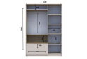 Obrázek 8 - Skříň třídveřová Dale 3D150x52x220 cm Kašmír/Dub artisan
