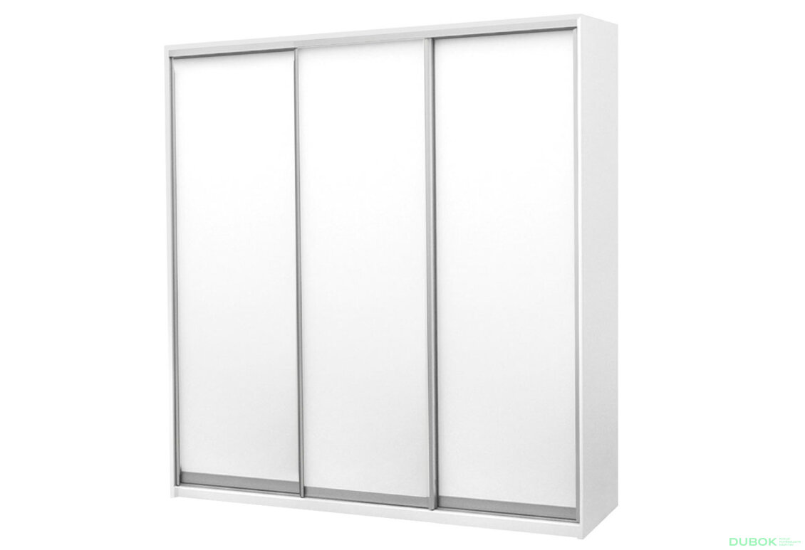Skříň 3D 1800x2400x600, 3 DTD, bílá