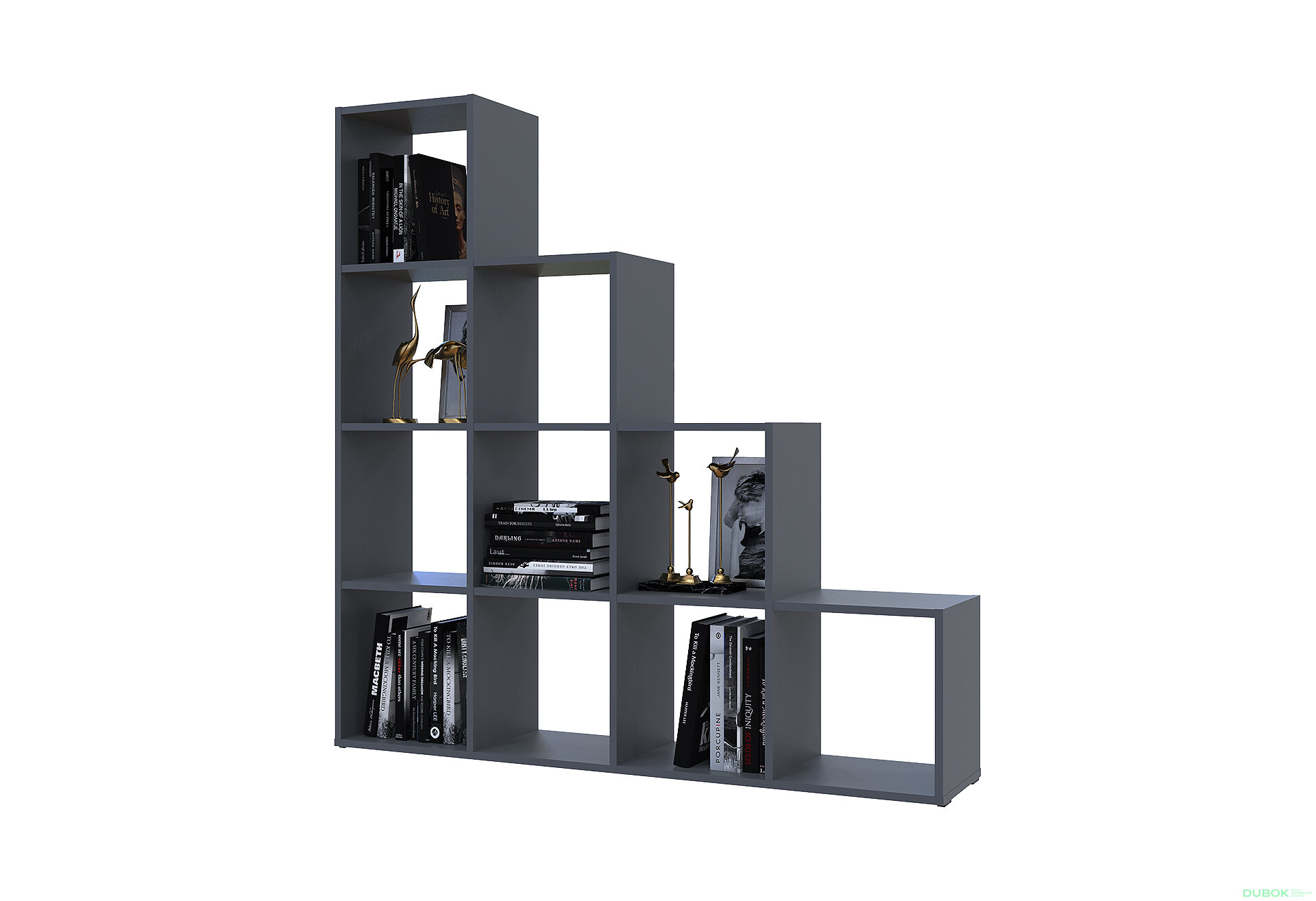 Obrázek 4 - Regál otevřený Step 4х4 136.2х28.8х140.7 grafit