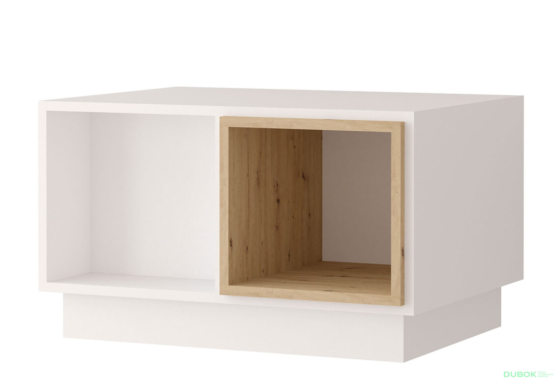 Konferenční stolek Grey bílý, artisan / bílý Idczak meble