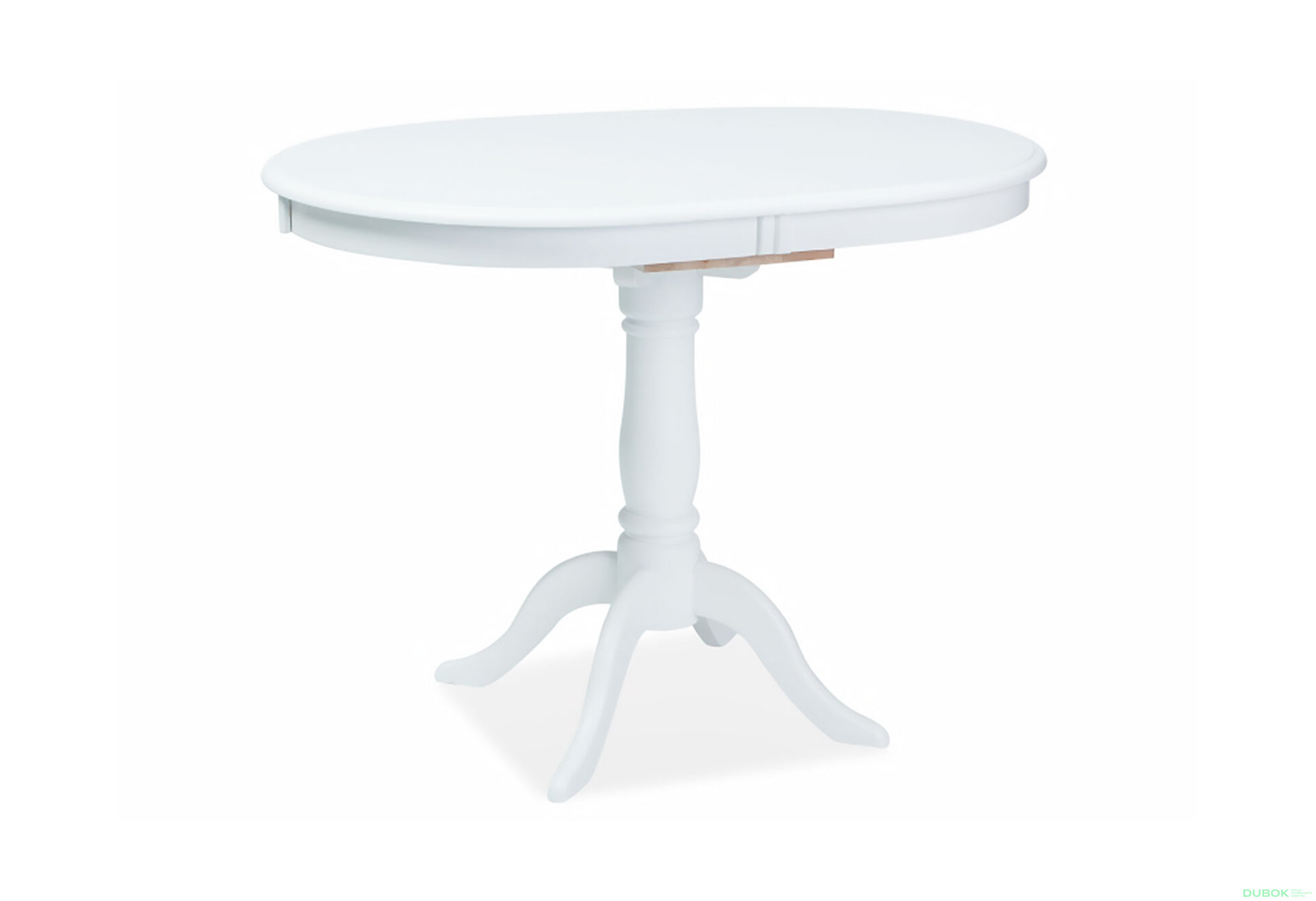 Obrázek 2 - Stůl Dello 100(129)x70 MDF / dřevo, bílý