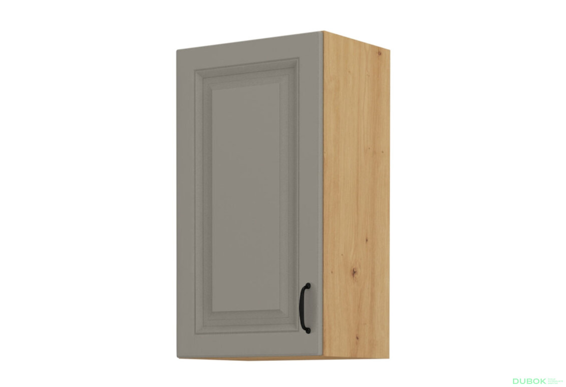 Obrázek 4128 - Kuchyňská sestava 1.2x2.4 m Stilo dub artisan / clay grey