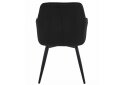 Obrázek 4 - Židle JORK360 - černý samet / nohy černé x 1