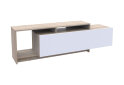 Obrázek 6 - TV stolek U2 dub sonoma / bílý dřevotříska 160x38x48