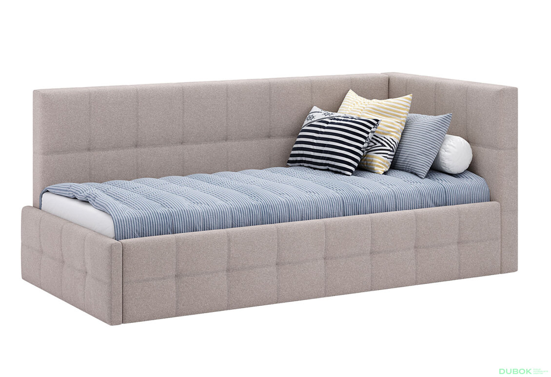 Obrázek 2 - Měkká postel Kelly 0.9 s rámem