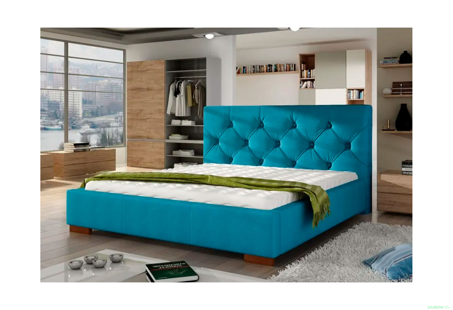 Obrázek 2 - Postel Elektra 160x200 Terra 75 Davis G4 Ořech