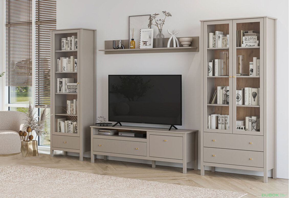 Obývací sestava 3.15 m taupe Kleo