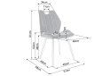 Obrázek 4 - Židle Arco Velvet skořice Bluvel 4215, matná černá kov