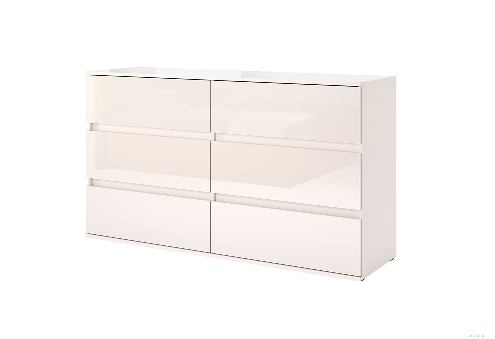 Obrázek 1 - Komoda 6š, kašmírový lesk Lily